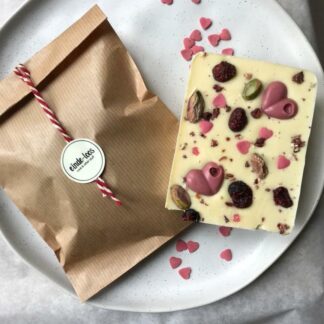 Breekchocolade: Valentijnsdag💕 wit