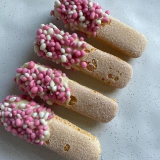 Babyshower lange vingers 6 stuks