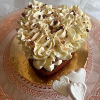 Red velvet hartentaartje